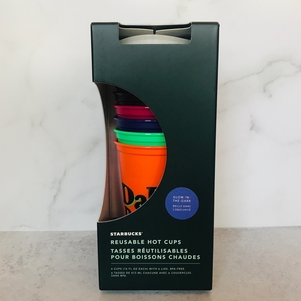Starbucks 2020 Halloween Words Reusable Hot Cups